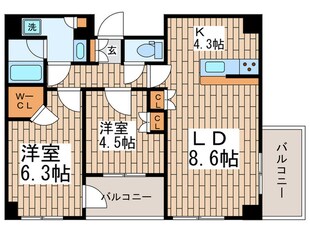 ＣＩＴＹ　ＳＰＩＲＥ池上の物件間取画像